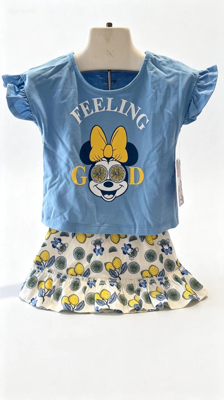 Conjunto Minnie Limones