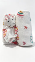 Cobertor y Frazada de Apego Baby Mink Unicornio