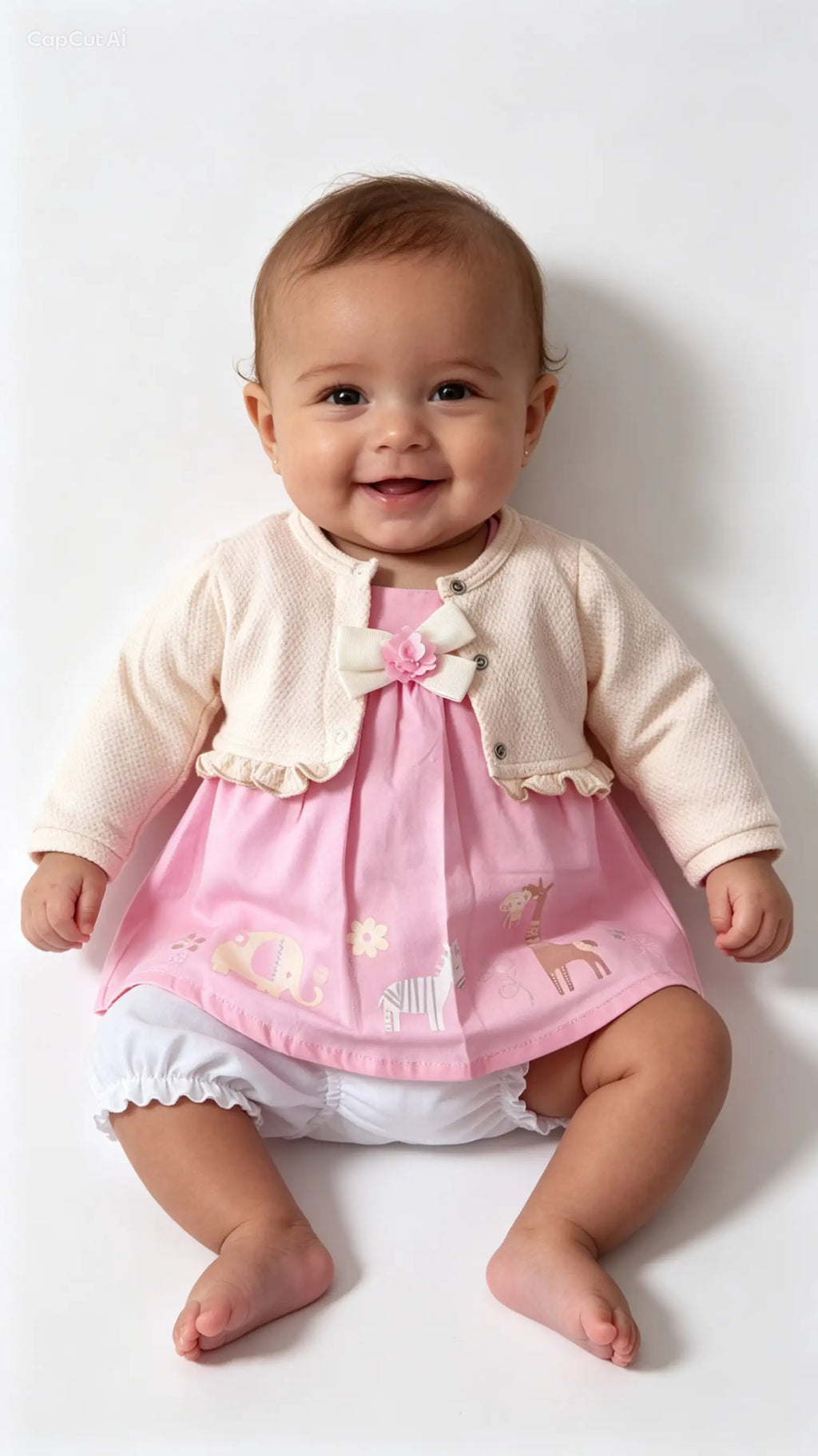 Vestido con Gabardina y calzón bolero