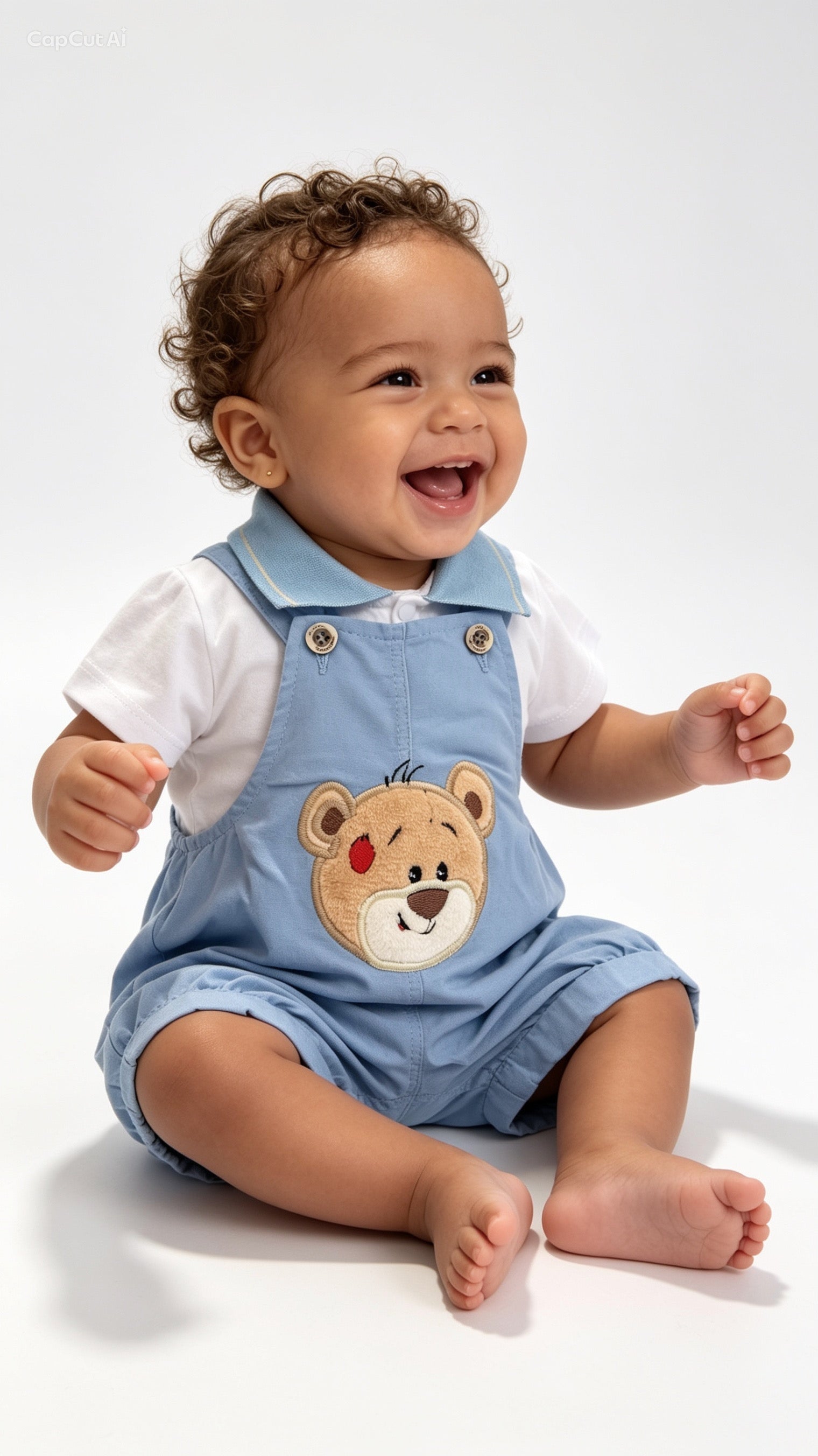 Bebe overol oso