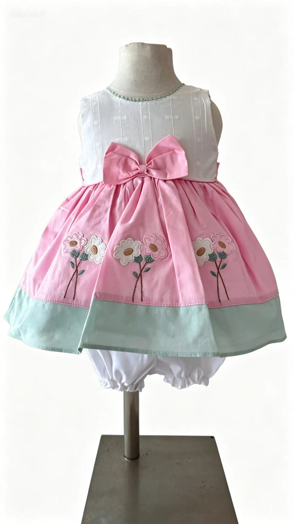 Vestido flores con calzón bolero