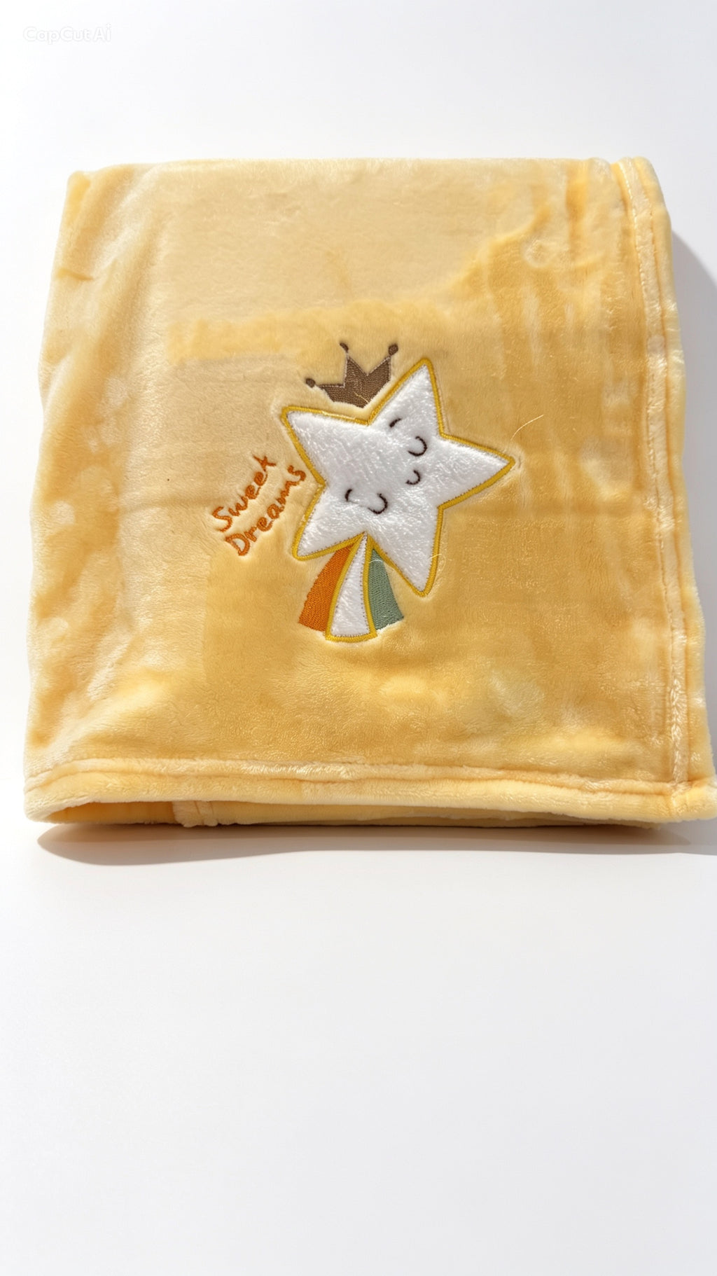Cobertor Bebé Luminiscente Baby Mink Amarillo
