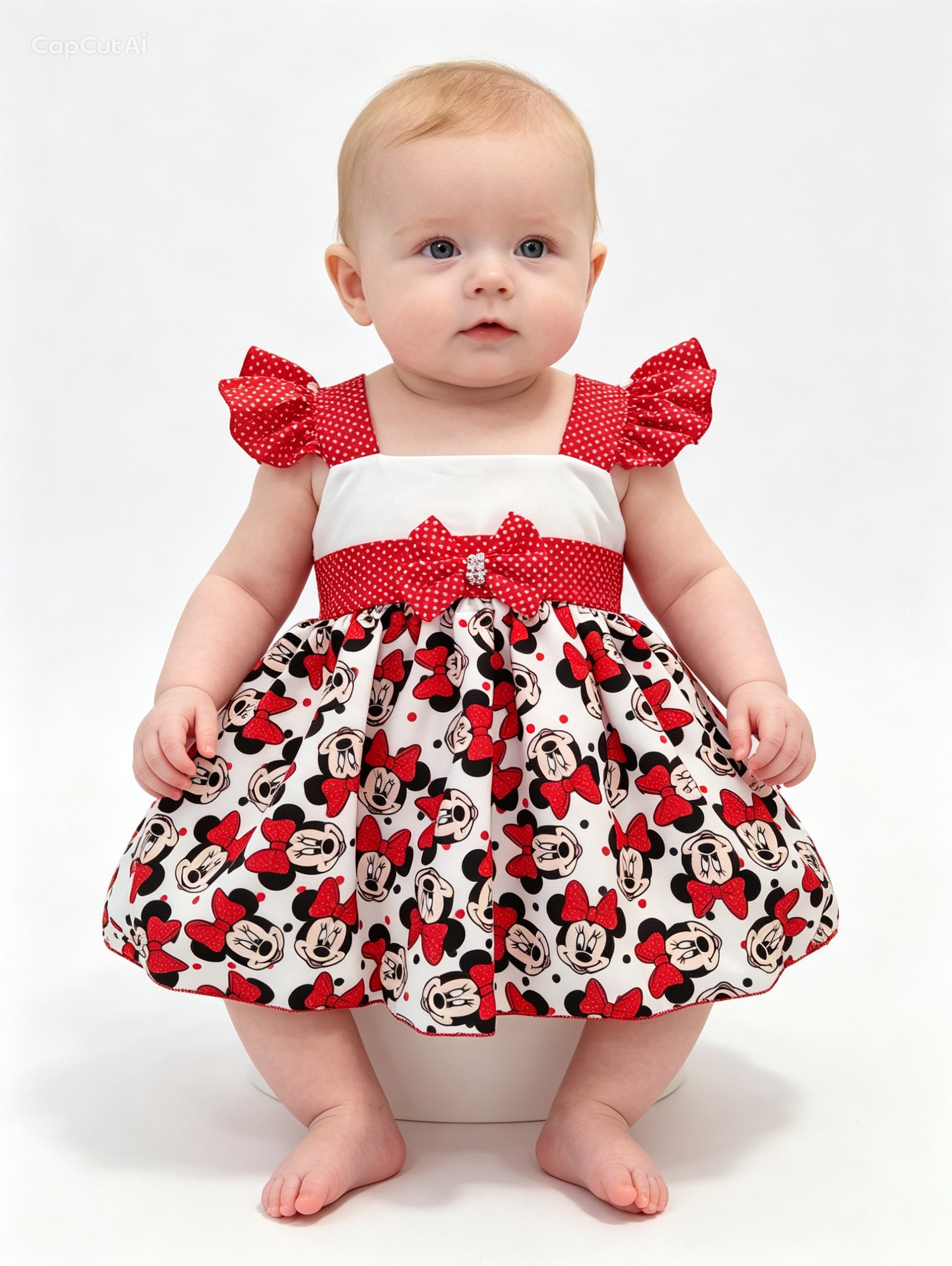 Bebé Vestido Minnie Mouse