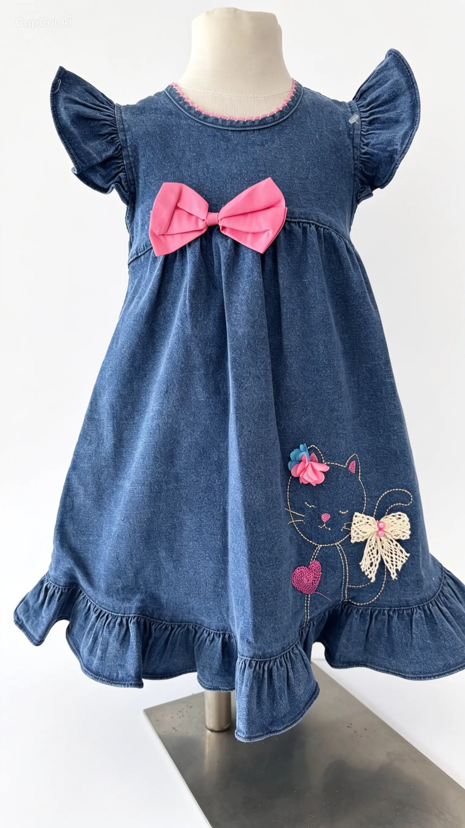 Vestido Mezclilla Lazo