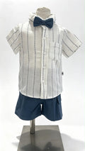 Conjunto Rayas Azúl