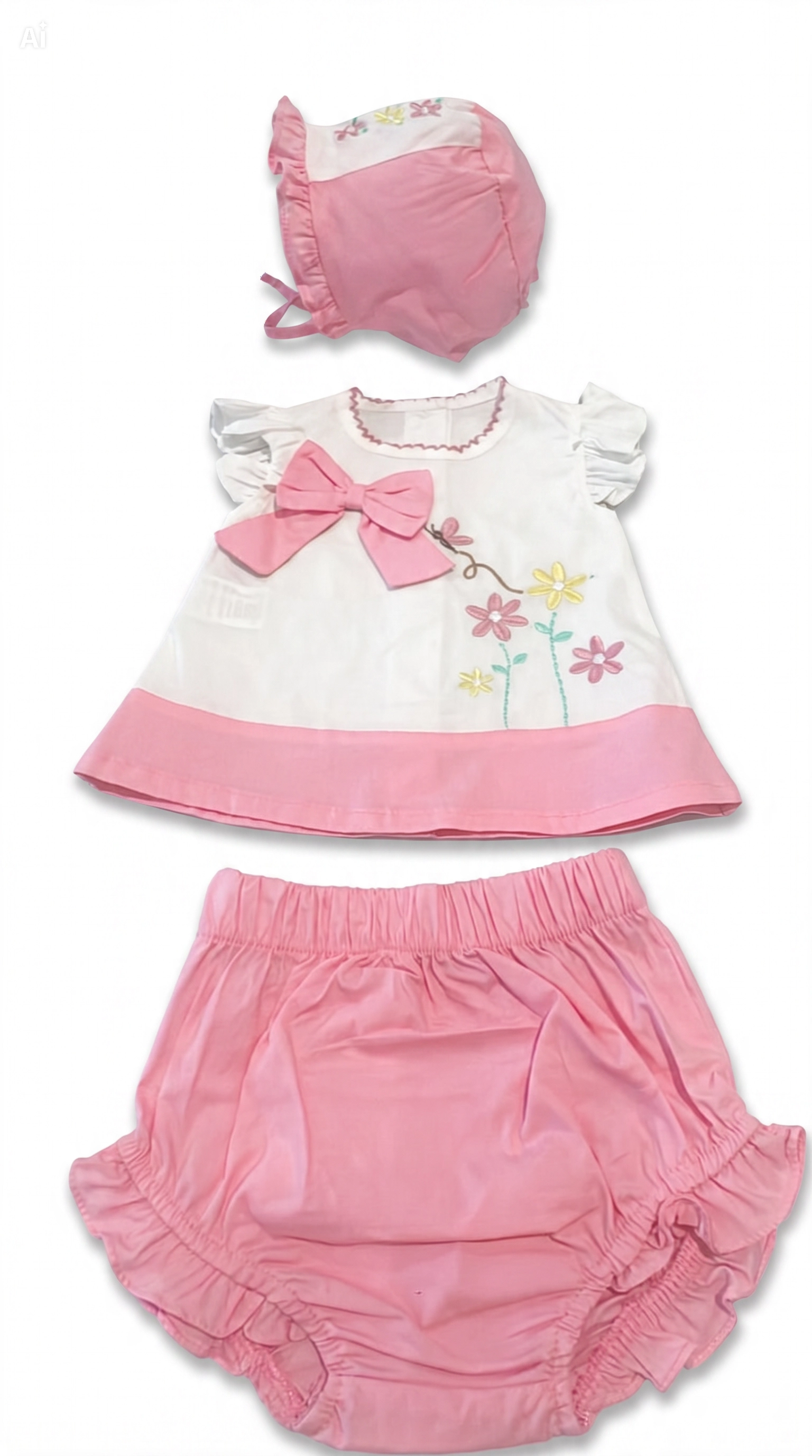 Conjunto Body Rosa con Sombrero Victoriano