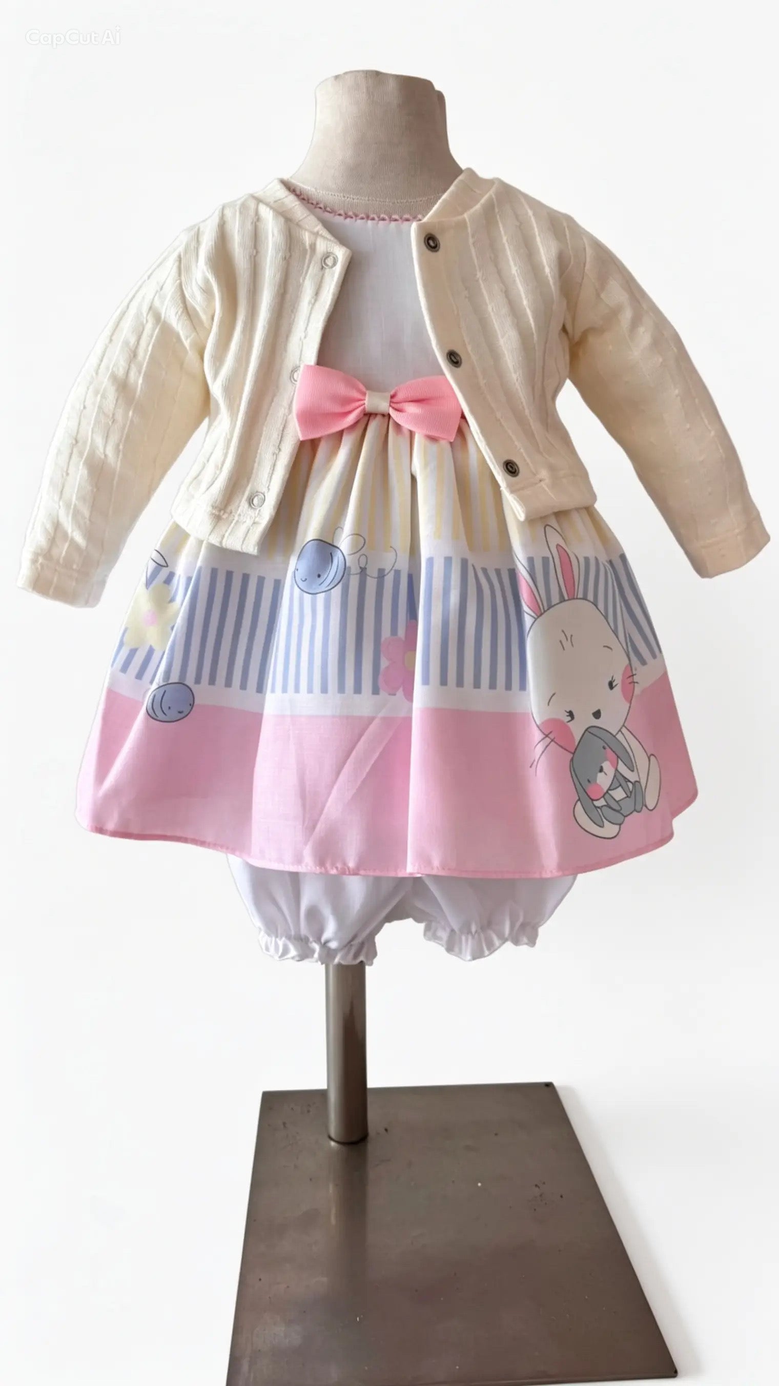 Vestido con gabardina + calzón bolero