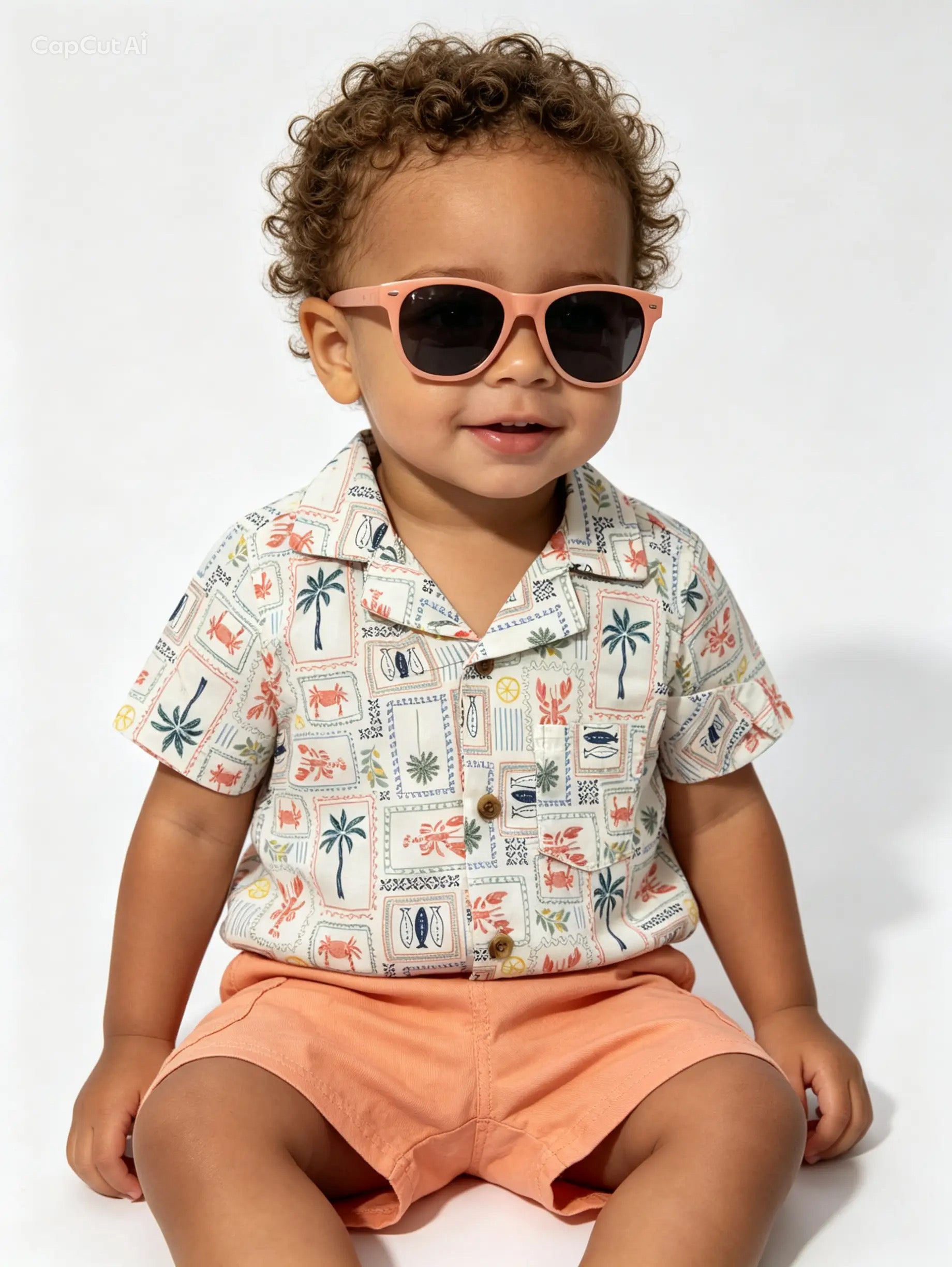Conjunto verano con anteojos de sol
