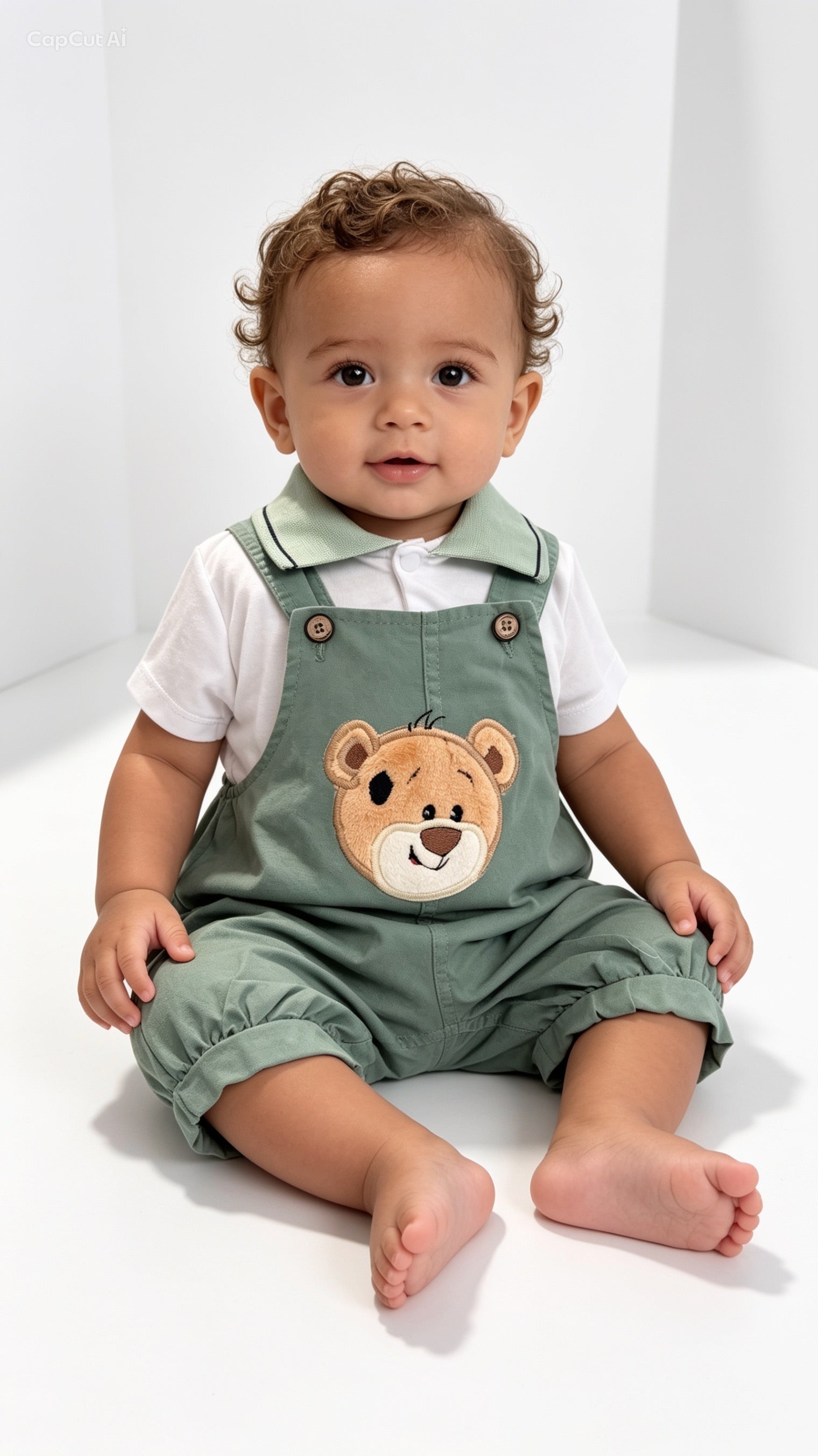 Bebe overol oso